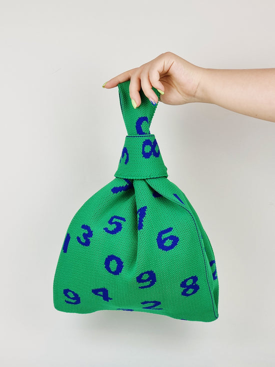 Numbers Knit Bag