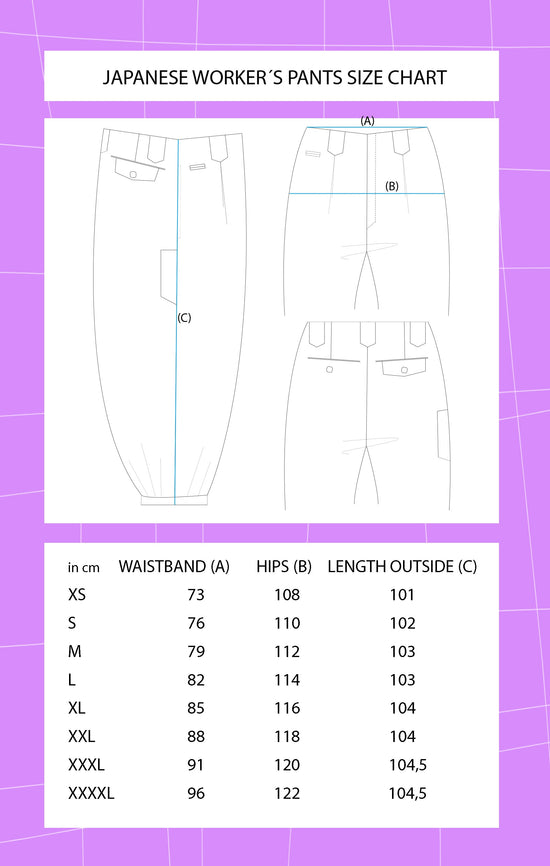 SIGHT Japanese Workwear Pants - Navy