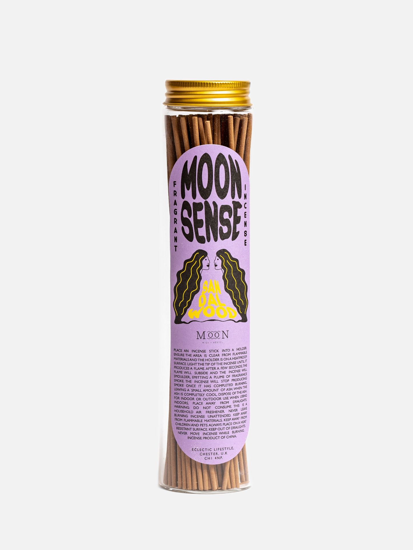 Moon Sense - 100 Incense Stick Jar