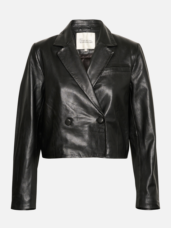 MY ESSENTIAL WARDROBE AkelaMW Leather Short Blazer