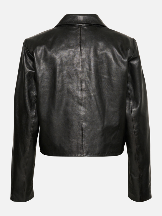 MY ESSENTIAL WARDROBE AkelaMW Leather Short Blazer