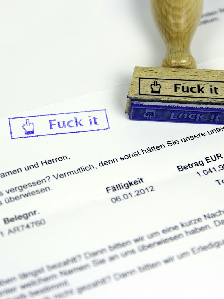 F*ck-It Stamp - Stationery