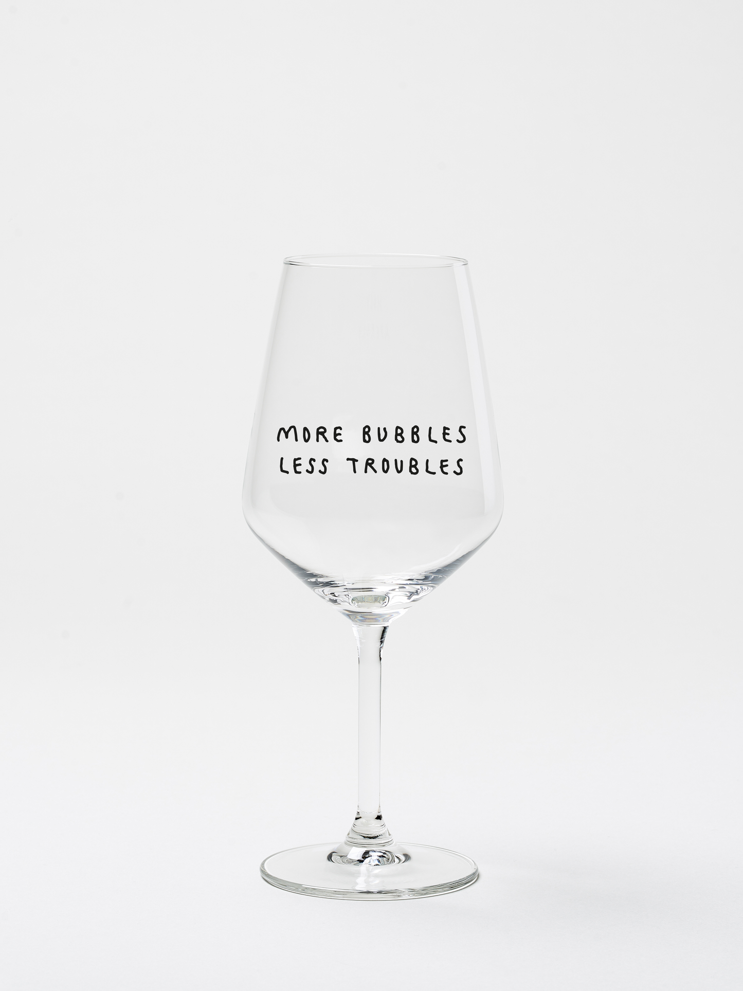More Bubbles Wine Glass - Glas