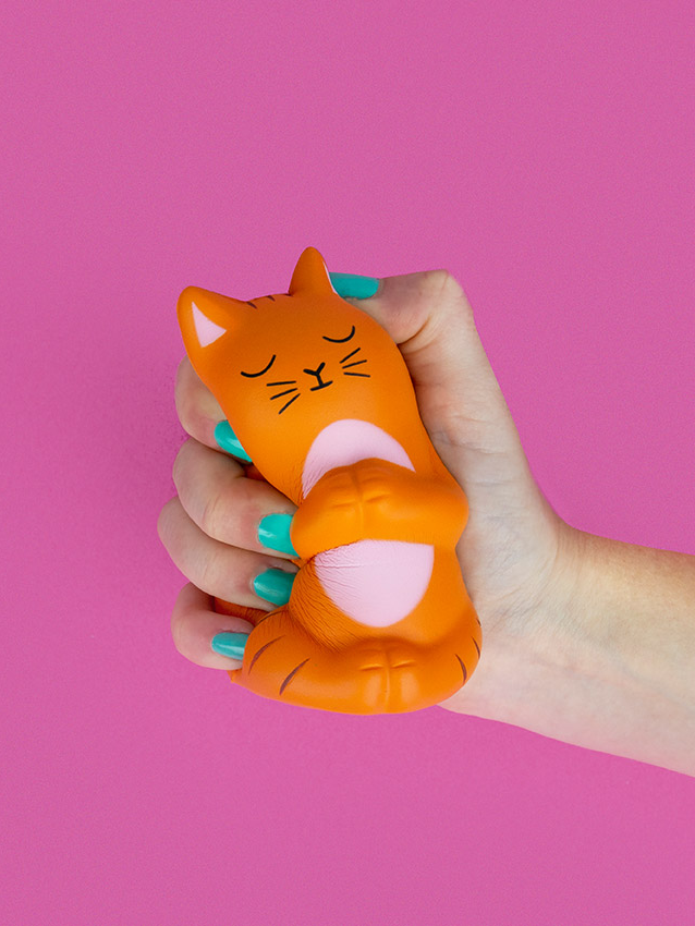 Meow-Ditation Stress Toy Katze
