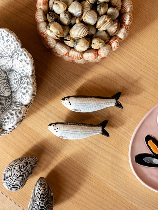 &Klevering Sardine Salt & Pepper Shakers