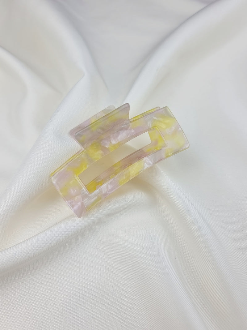 Edged Haarklammer - Yellow - SPANGE