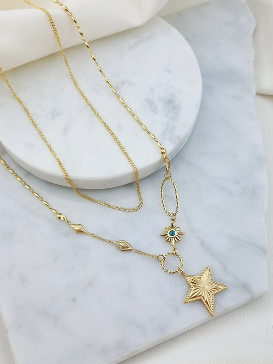 Astronomical Layered Necklace