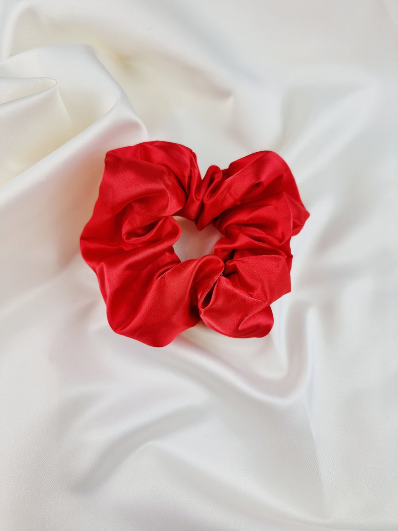 Satin Scrunchie - Red - Scrunchie