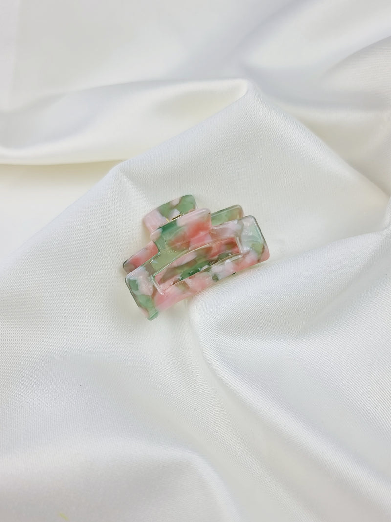 Mini Edged Haarklammer - Mint - SPANGE