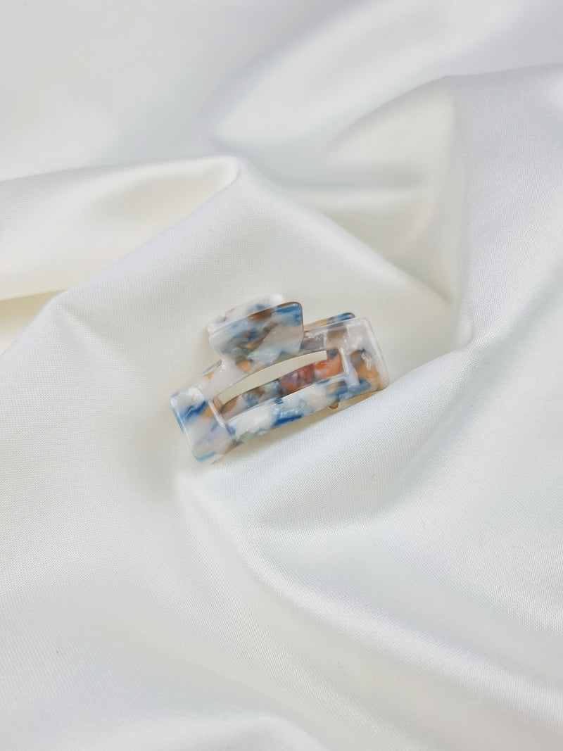 Mini Edged Haarklammer - Creamy - SPANGE