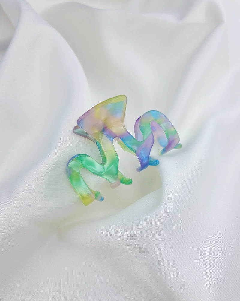 Midi French Haarklammer - Aquarell - SPANGE