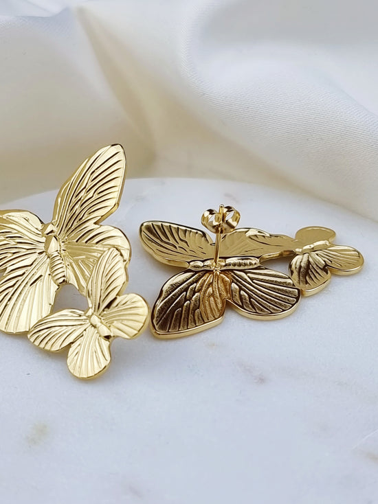 Butterfly Statement Earrings