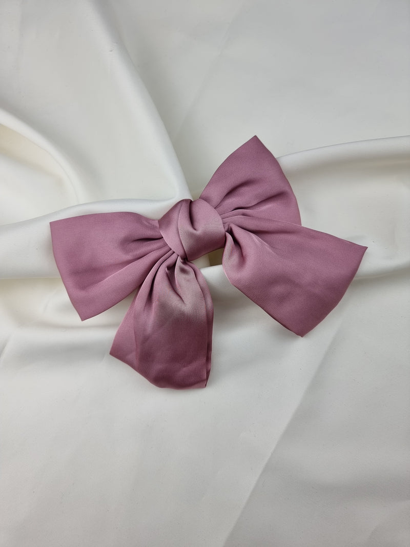 Hair Bow - Rosy - SPANGE