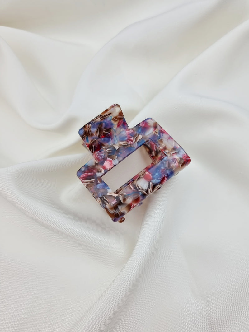 Midi Edged Haarklammer - Rainbow - SPANGE