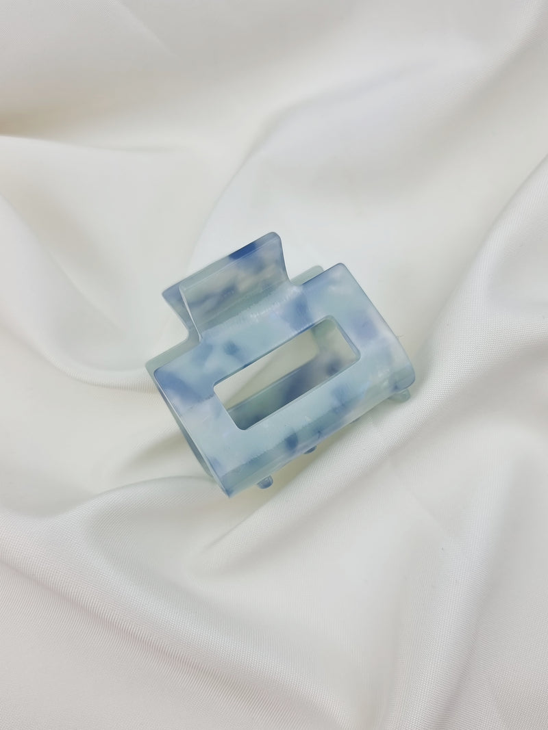 Midi Edged Haarklammer - Blue - SPANGE