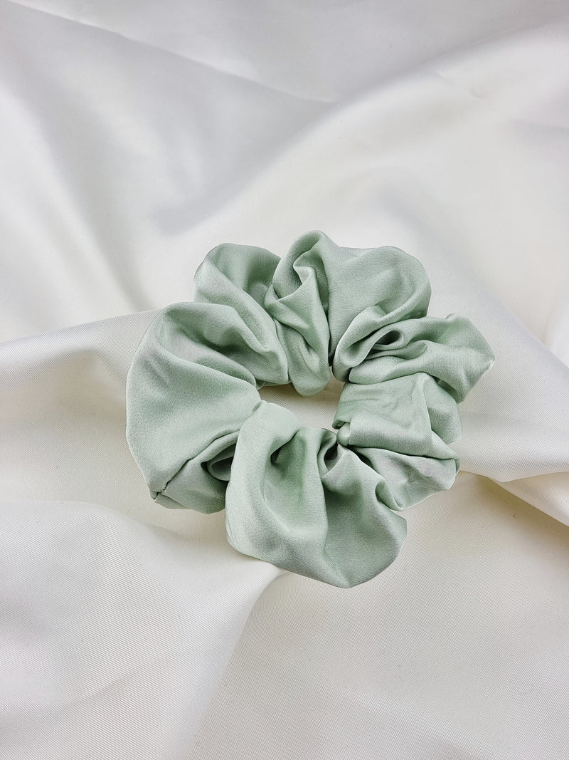 Satin Scrunchie - Sage - Scrunchie