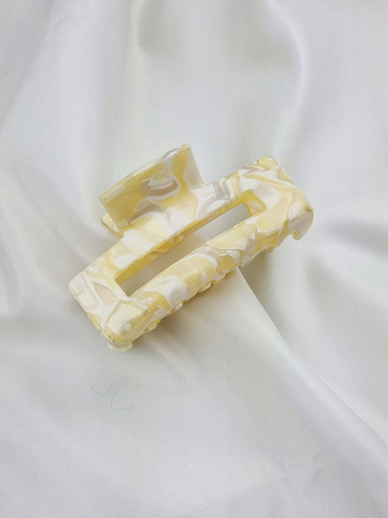 Edged Haarklammer - Beige - SPANGE