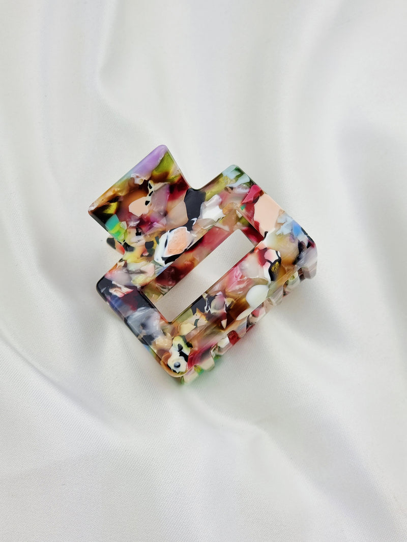 Midi Edged Haarklammer - Funfetti - SPANGE