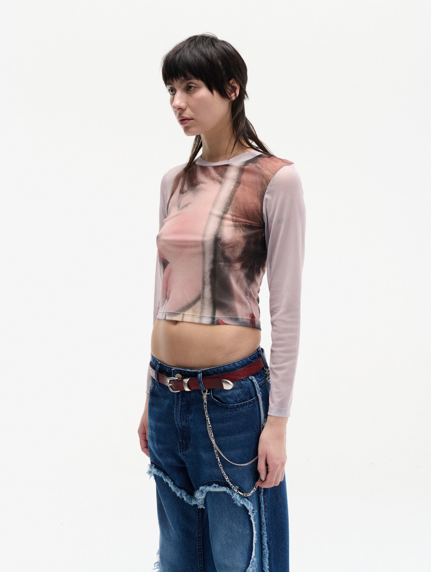 CARNE BOLLENTE Bambi Breaks Free Cropped Longsleeve