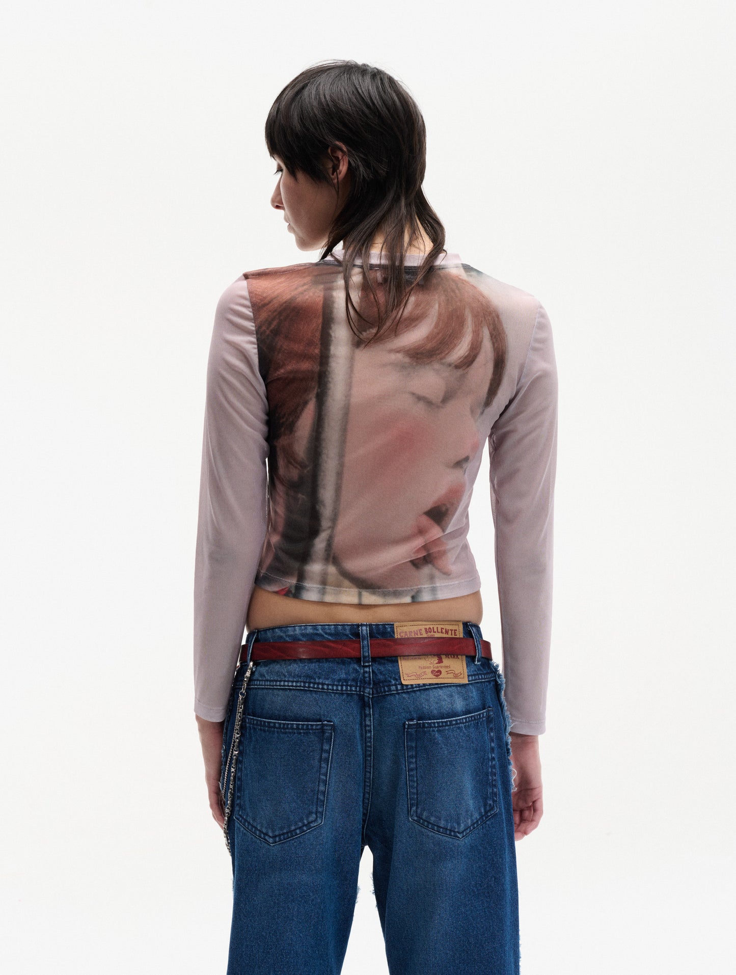 CARNE BOLLENTE Bambi Breaks Free Cropped Longsleeve