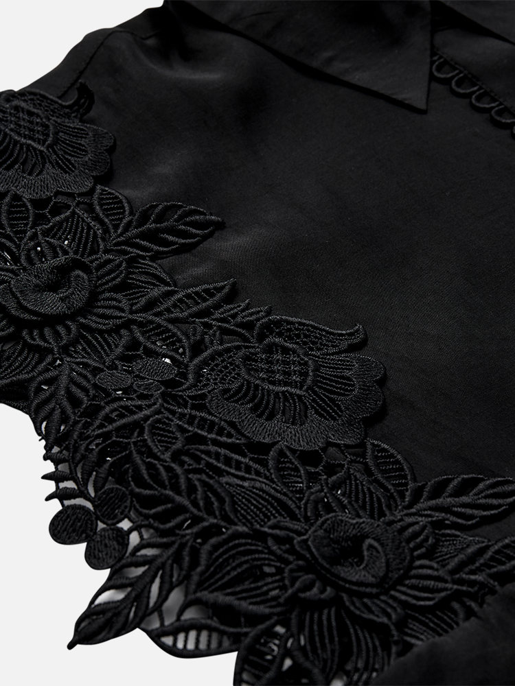 COPENHAGEN MUSE CMMolly Boxy Short Sleeved Shirt Black