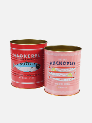 Storage Tin Can - FIsh - Aufbewahrung