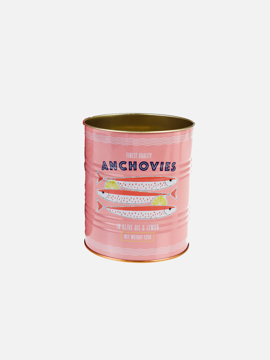 Storage Tin Can - FIsh - Anchovies - Aufbewahrung