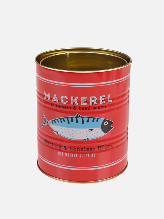 Storage Tin Can - FIsh - Mackerel - Aufbewahrung