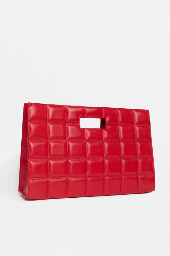 Julia Skergeth Quilted Bag Large Rosso