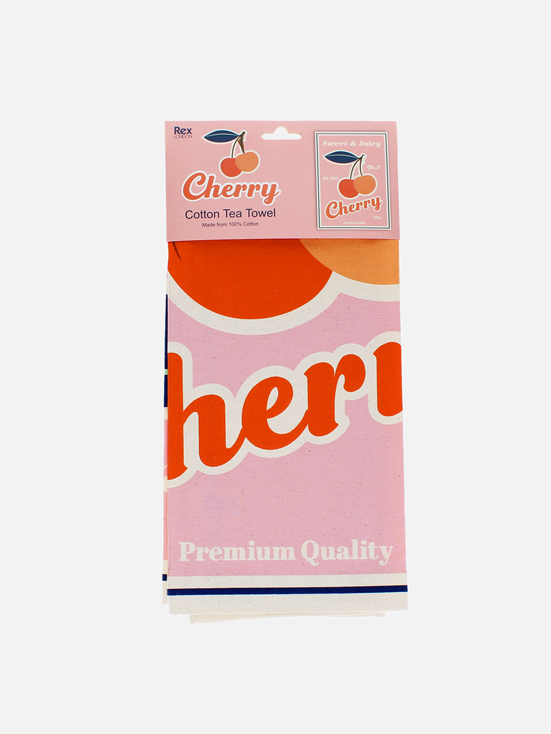 Cotton Tea Towel - Cherry - Handtuch