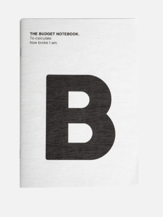 Budget notebook