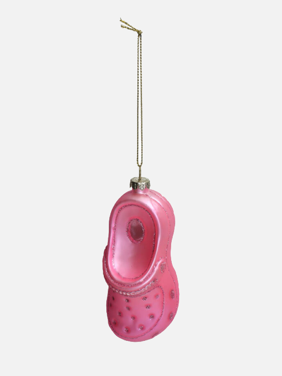 Pink Slipper Ornament
