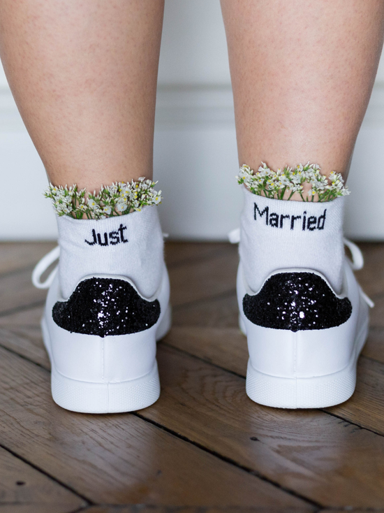 Just Married socks
