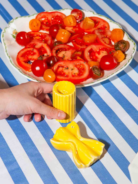 Salt Pepper Shaker Dolce Vita Farfalle & Rigatoni - Salz Pfeffer
