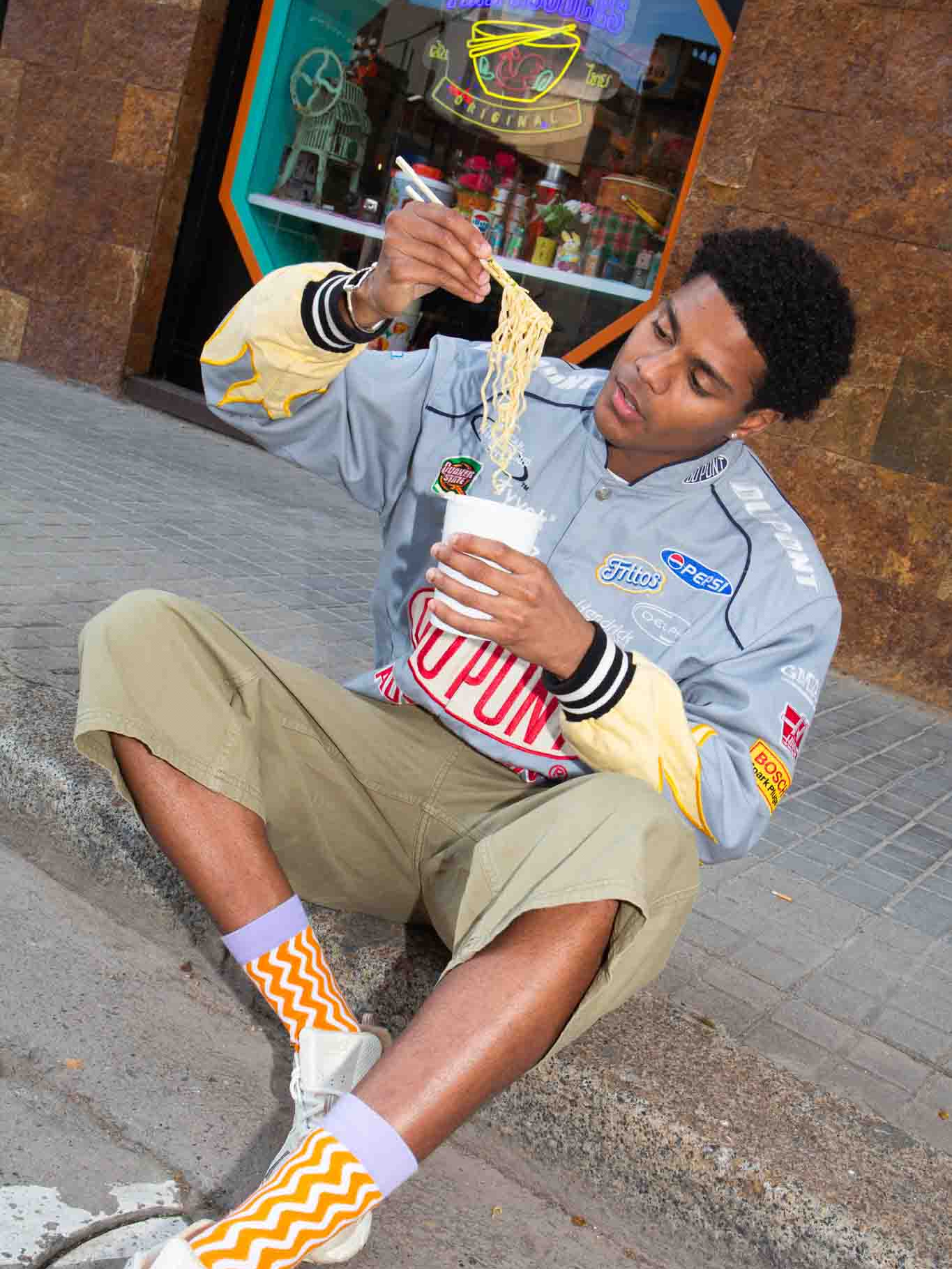 Instant Ramen Chicken Socks - Socken