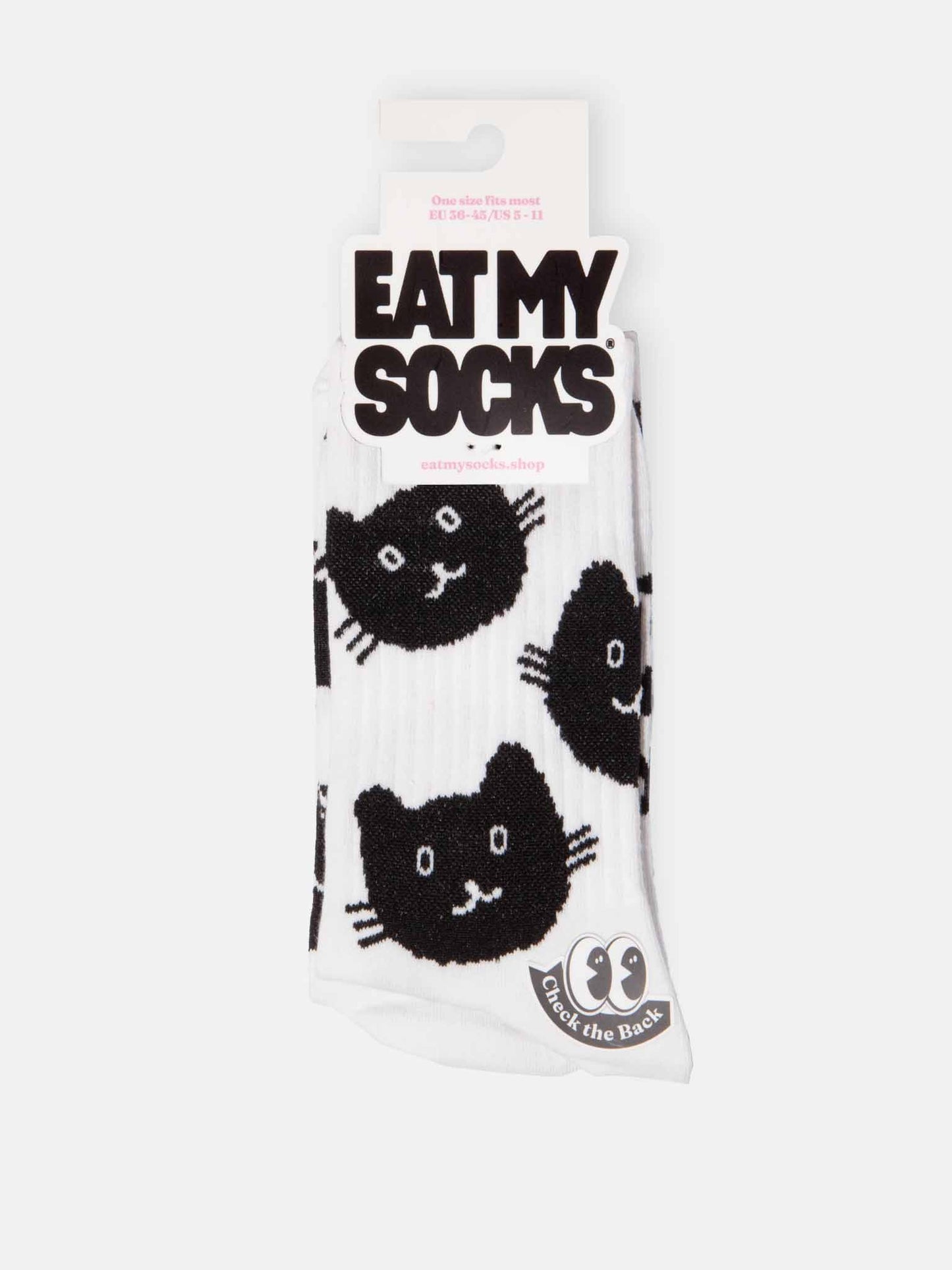Black Cat Flat Socks