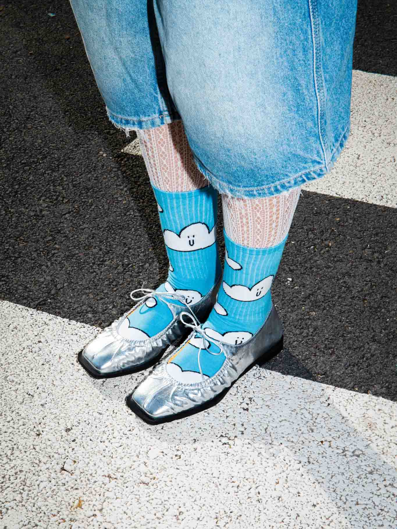 Cloud Flat Socks