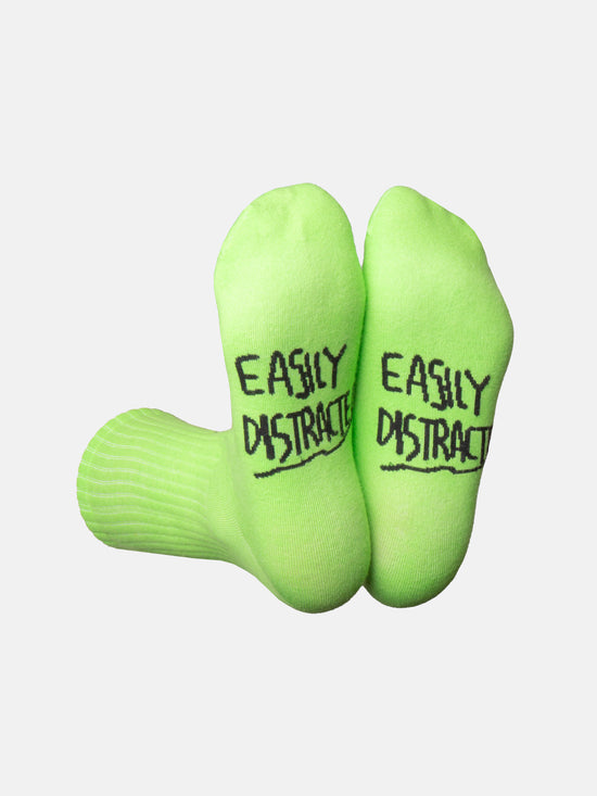 Easily Distracted Dachshund Flat Socks - Socken