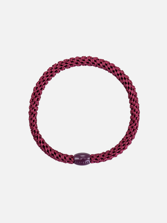 KKNEKKI Hair Tie Slim Plain - Bordeaux - Scrunchie
