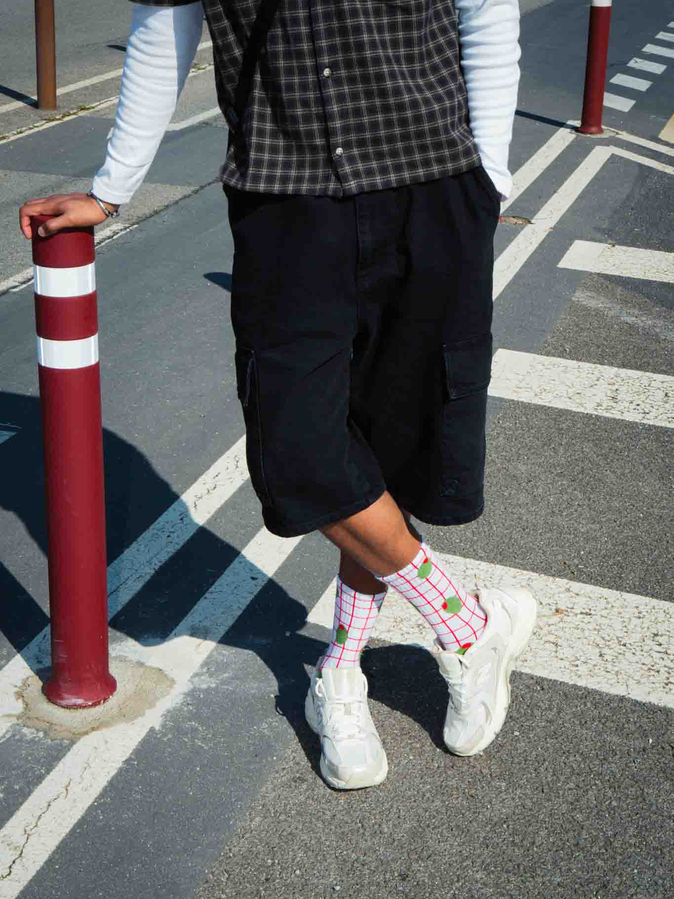 Olive Flat Socks - Socken