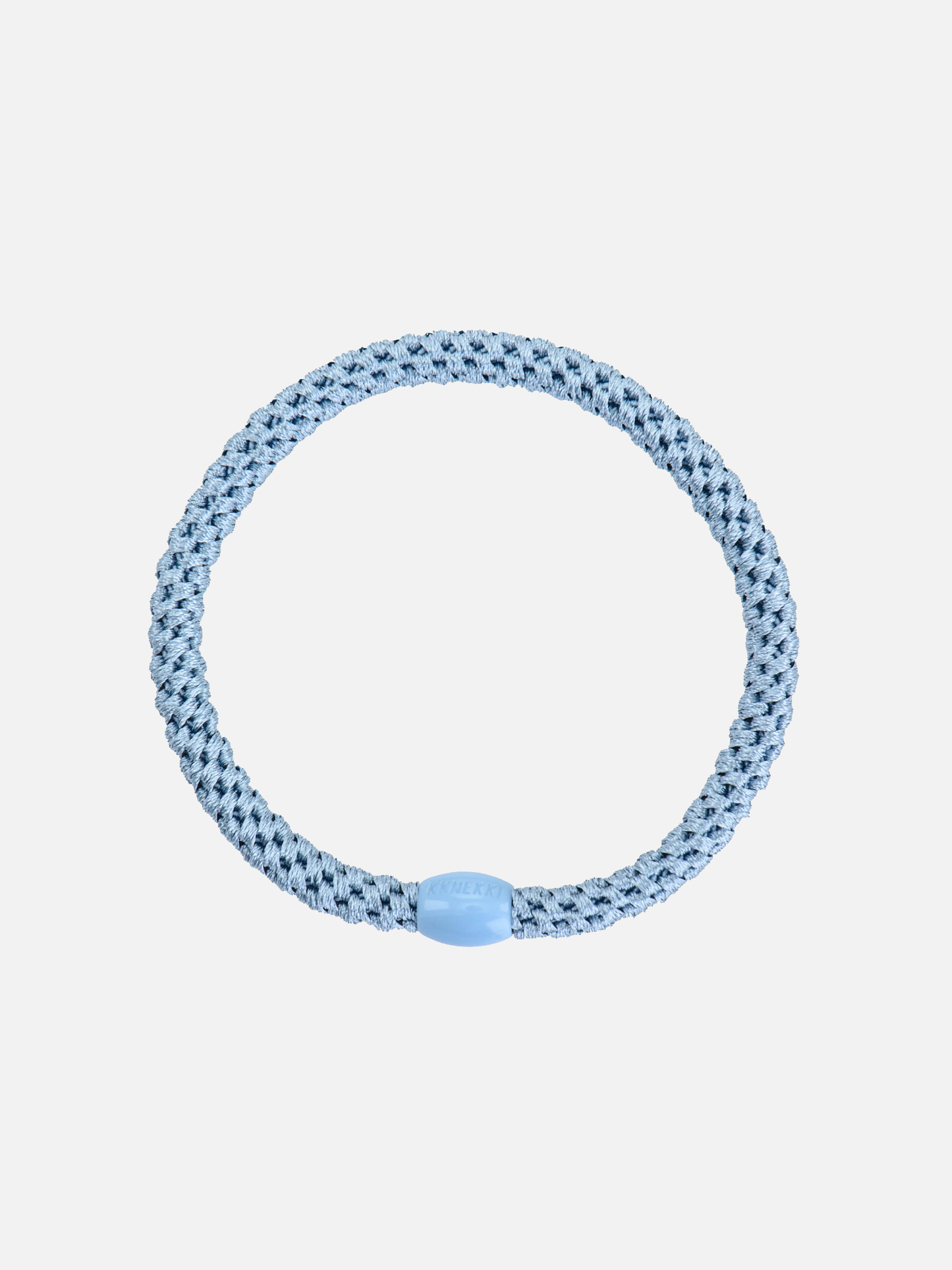 KKNEKKI Hair Tie Slim Plain - Sea Blue - Scrunchie
