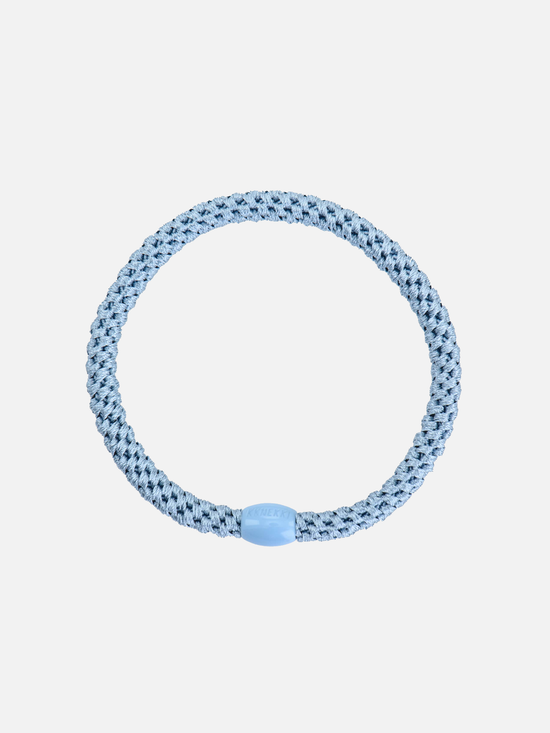 KKNEKKI Hair Tie Slim Plain - Sea Blue - Scrunchie