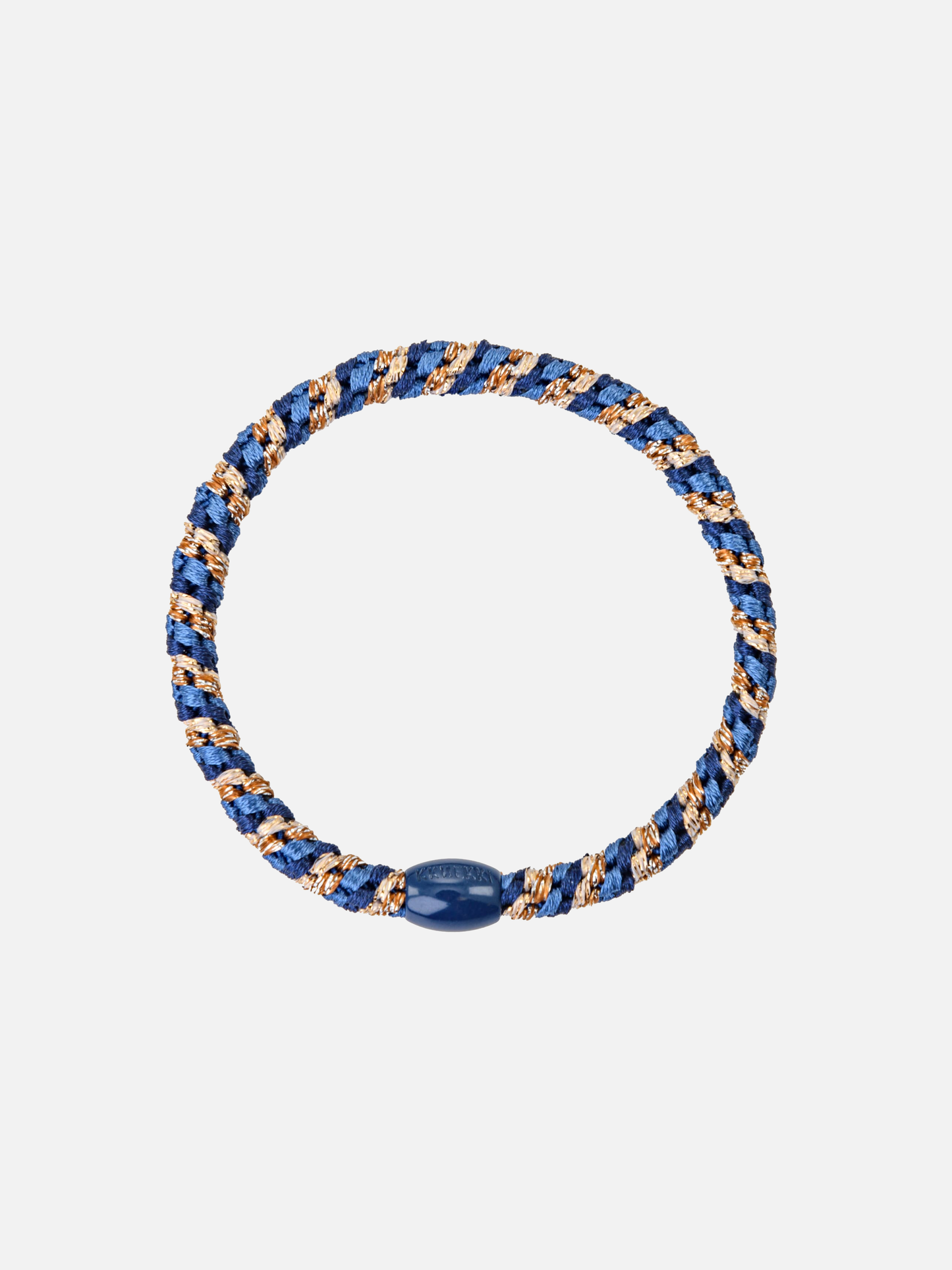 KKNEKKI Hair Tie Slim Mix - Navy Gold Glitter - Scrunchie