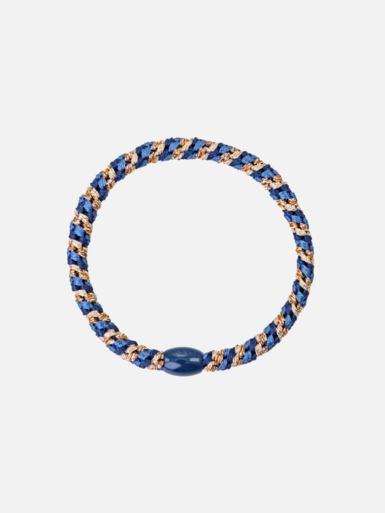 KKNEKKI Hair Tie Slim Mix - Navy Gold Glitter - Scrunchie