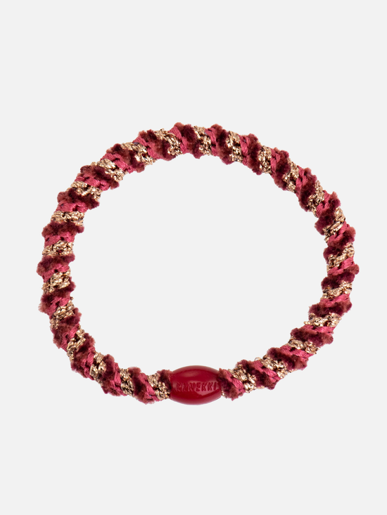KKNEKKI Hair Tie Slim Mix - Bordeaux Rosegold - Scrunchie