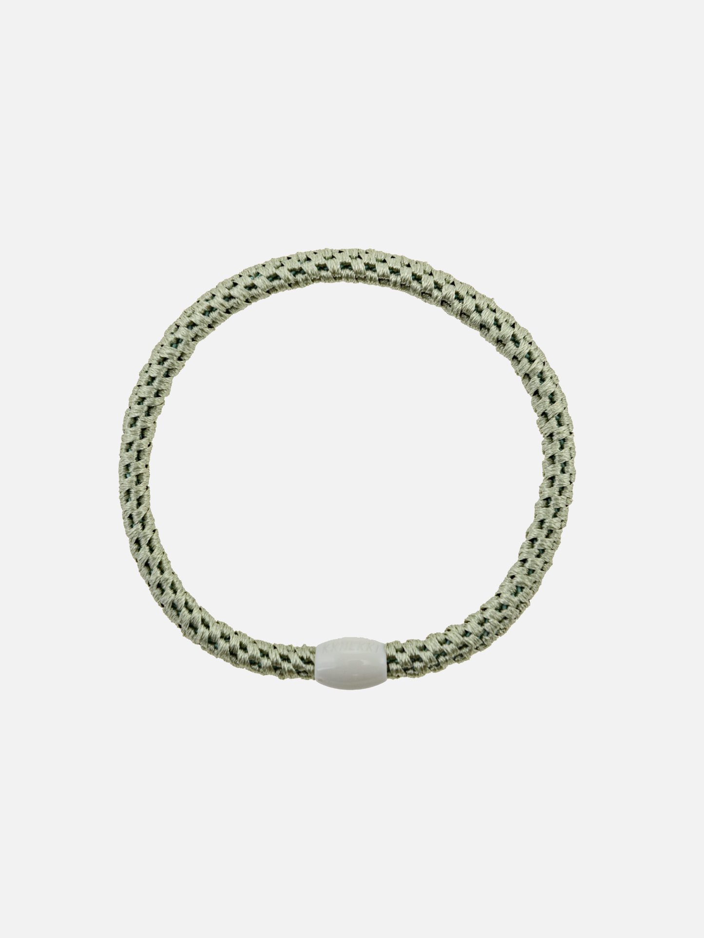 KKNEKKI Hair Tie Slim Plain - Dusty Lind Green - Scrunchie