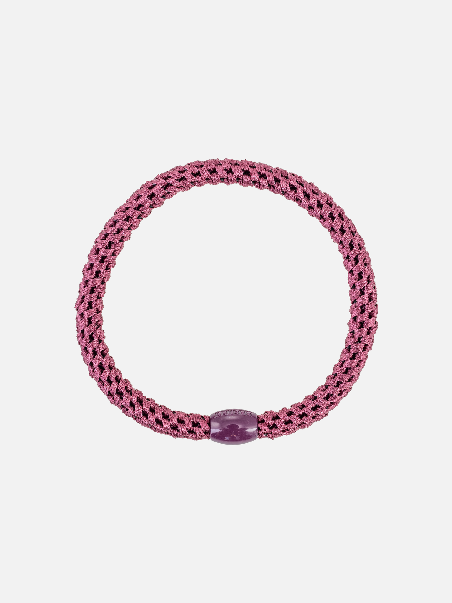 KKNEKKI Hair Tie Slim Plain - Rosewood - Scrunchie