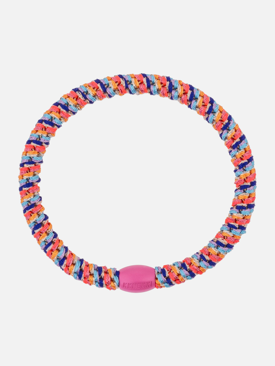 KKNEKKI Hair Tie Slim Mix - Multi Orange Pink Neon - Scrunchie