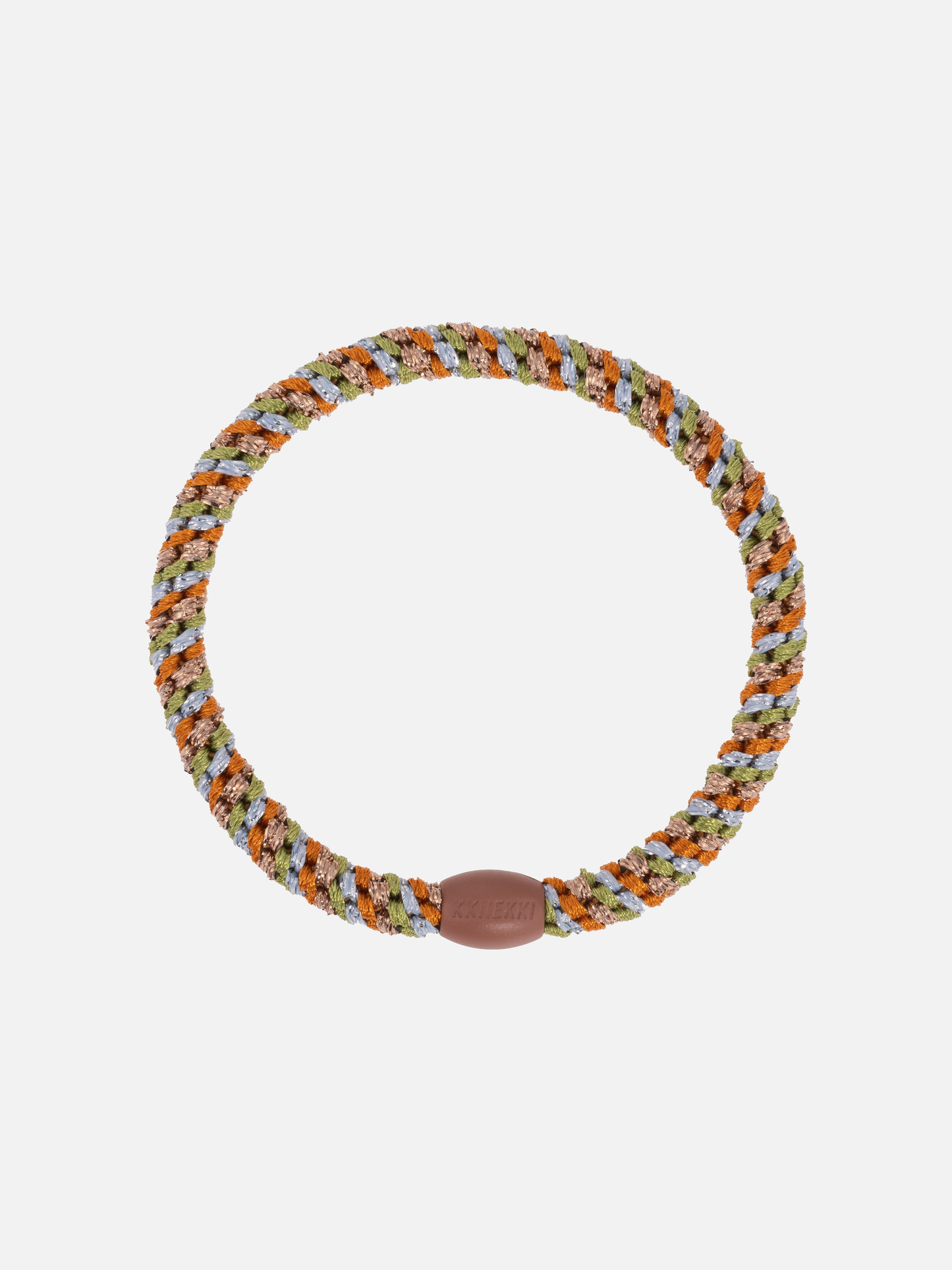 KKNEKKI Hair Tie Slim Mix - Pear Burn Color Glitter - Scrunchie