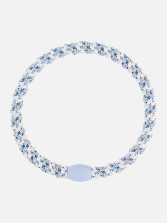 KKNEKKI Hair Tie Slim Mix - Sea Blue-White - Scrunchie